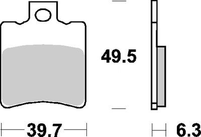remblokset Area voor    SBS